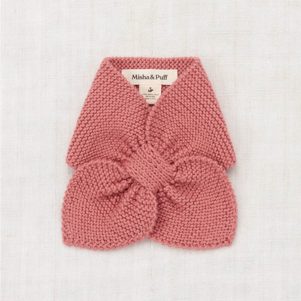 Misha and Puff Sledding Scarf Rosewood